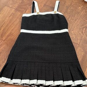Alice + Olivia Black and White Formal Kids Dress